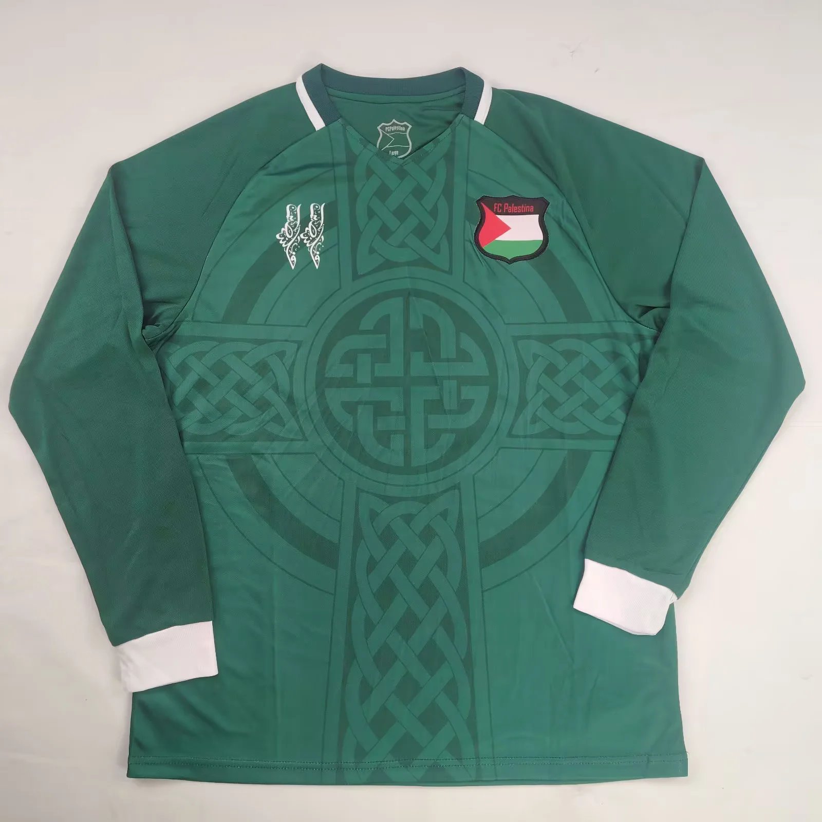 AAA Quality Palestine 26/27 Green Long Training Jersey